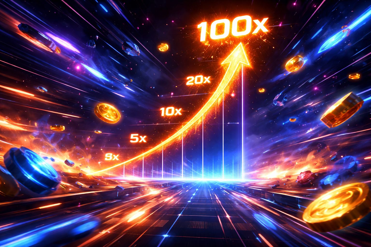Una escena digital de juego de acción rápida con un gráfico de multiplicador ascendente y tensión visual dramática en la interfaz MXGood.
